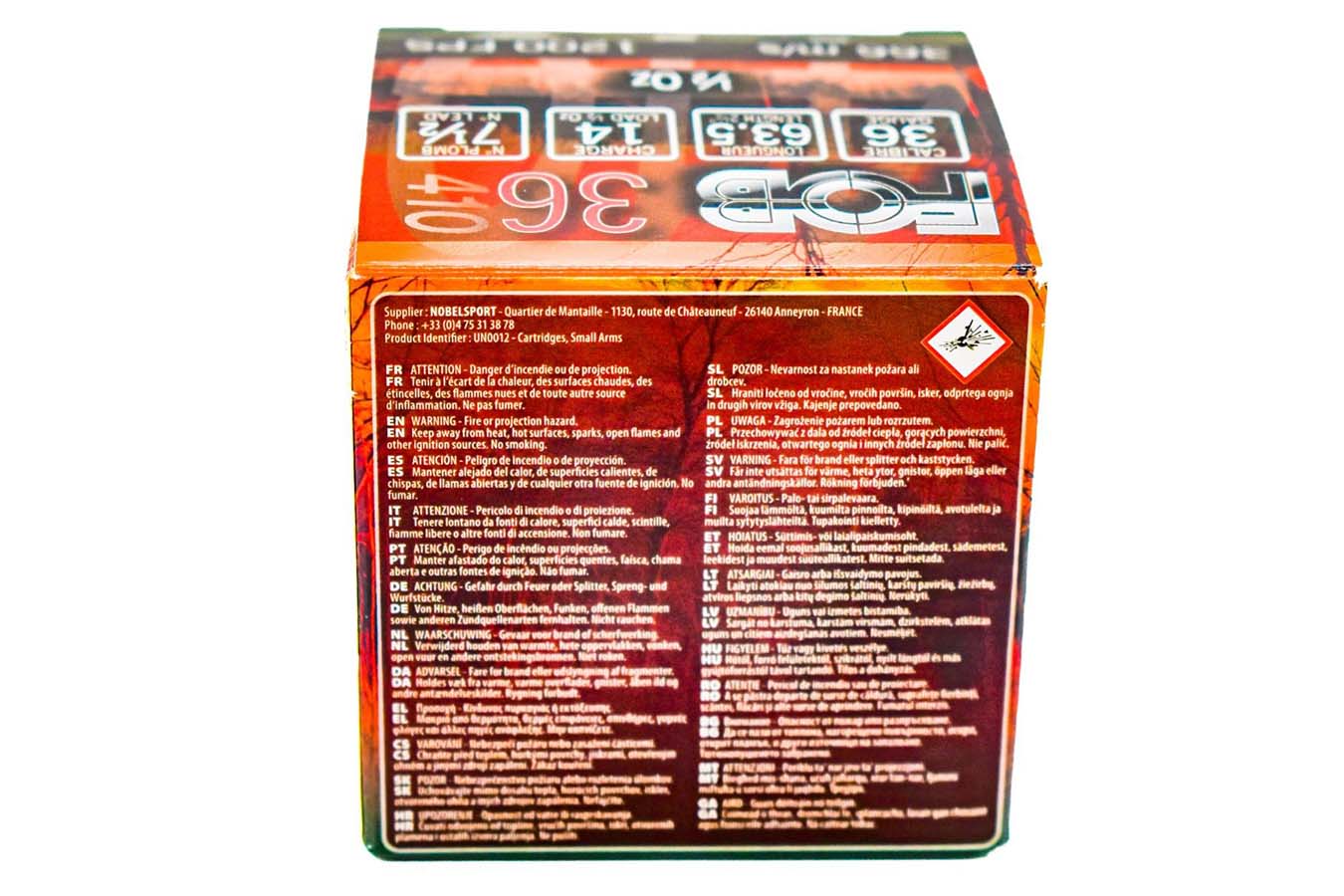 NOBLE 410 Bore 2.5 in 1/2oz 7.5 Shot Shotshell NSI 25/Box
