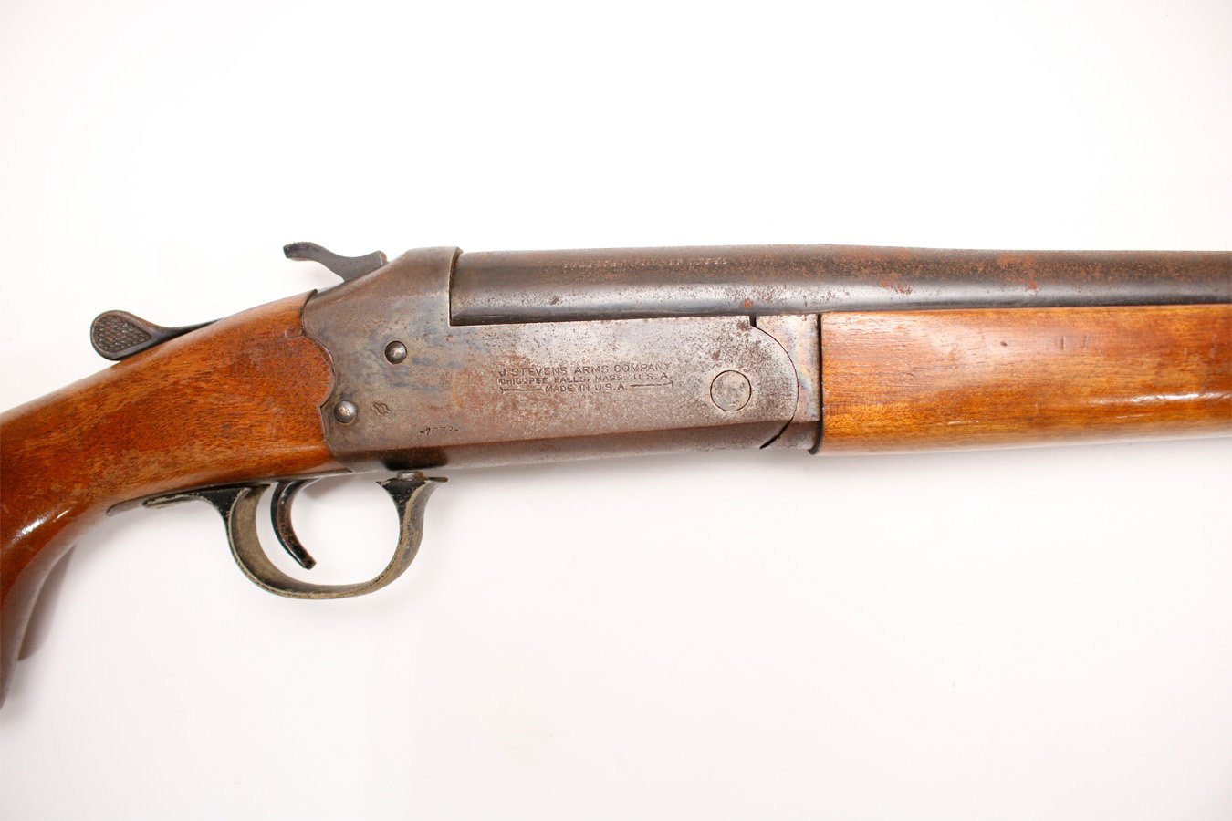 J. STEVENS 107B 12-Gauge Police Trade-in Single-Shot Shotgun
