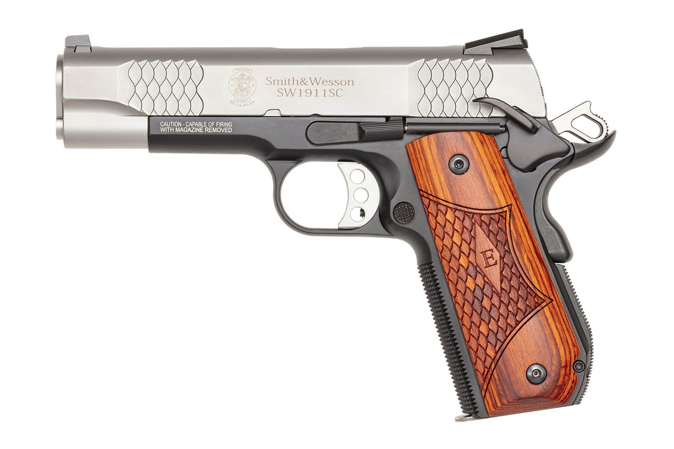SMITH AND WESSON 1911SC E-Series 45ACP Centerfire Pistol with Scandium Frame