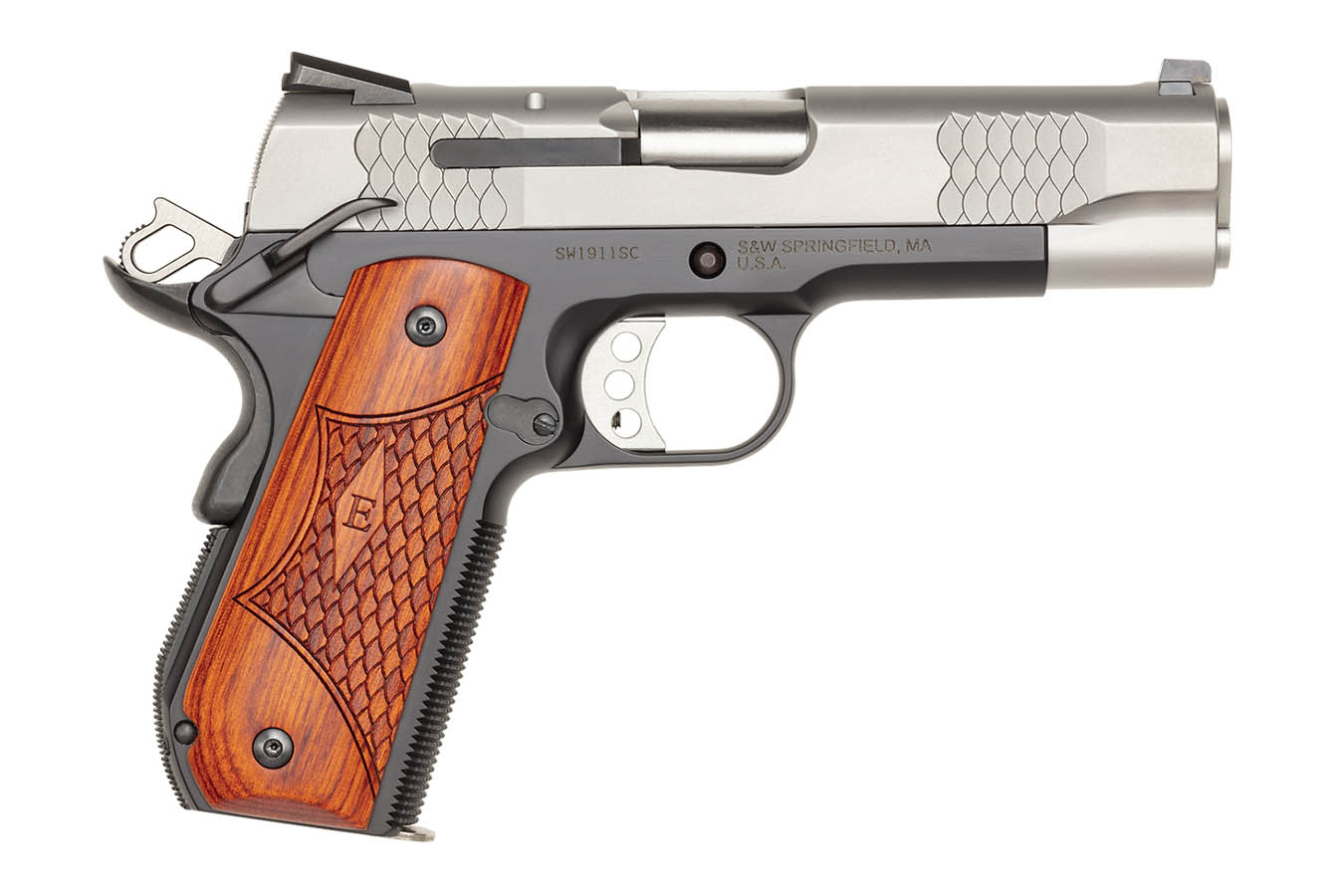 SMITH AND WESSON 1911SC E-Series 45ACP Centerfire Pistol with Scandium Frame