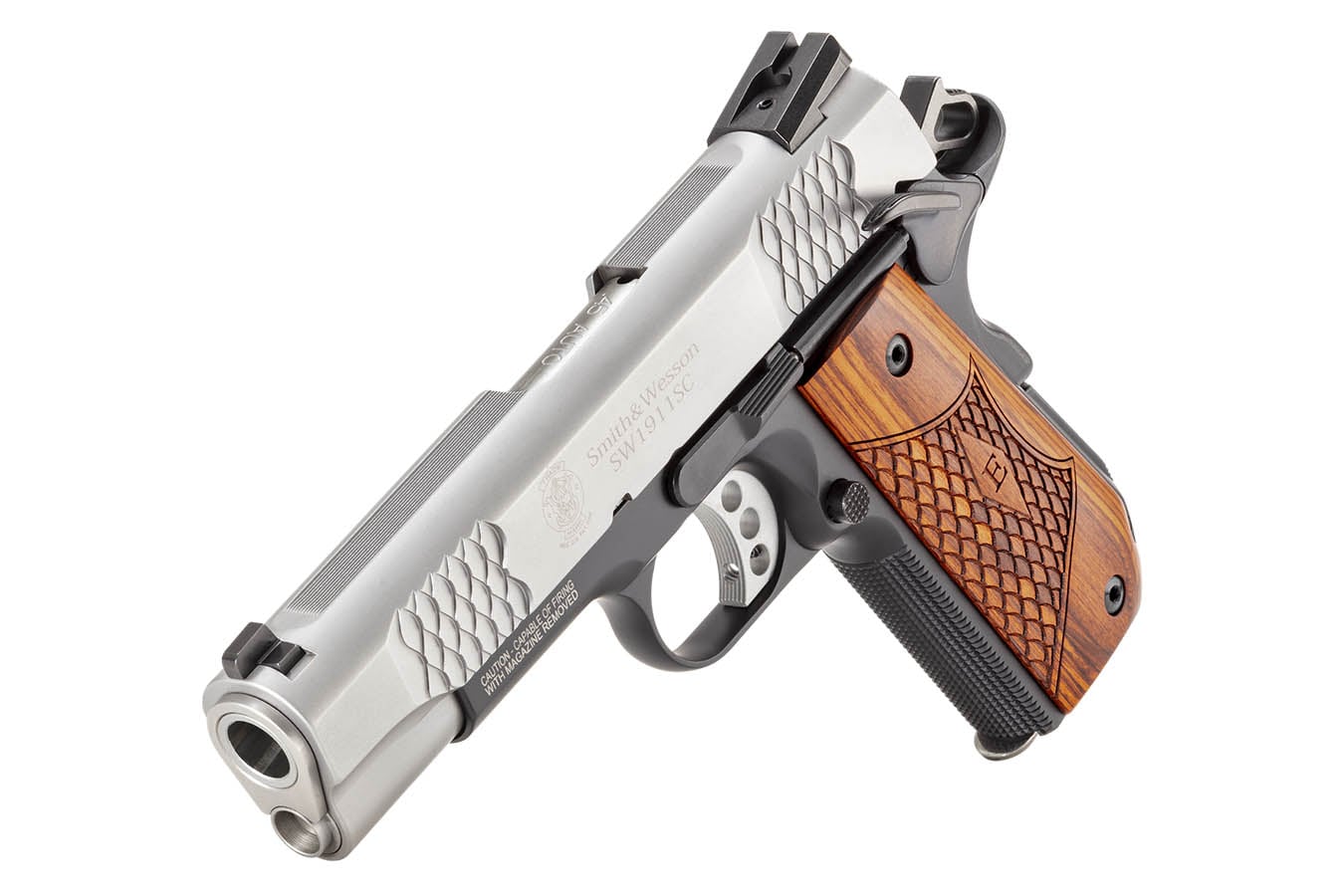 SMITH AND WESSON 1911SC E-Series 45ACP Centerfire Pistol with Scandium Frame