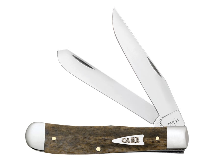 Wrcase Trapper Smooth Folding Pocket Knife (Olive Green Bone)
