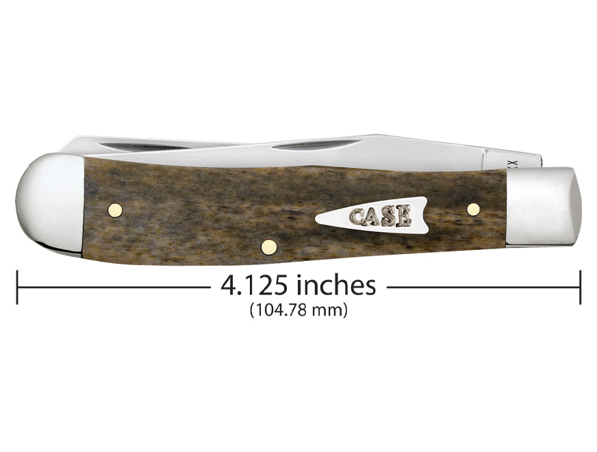 Wrcase Trapper Smooth Folding Pocket Knife (Olive Green Bone)