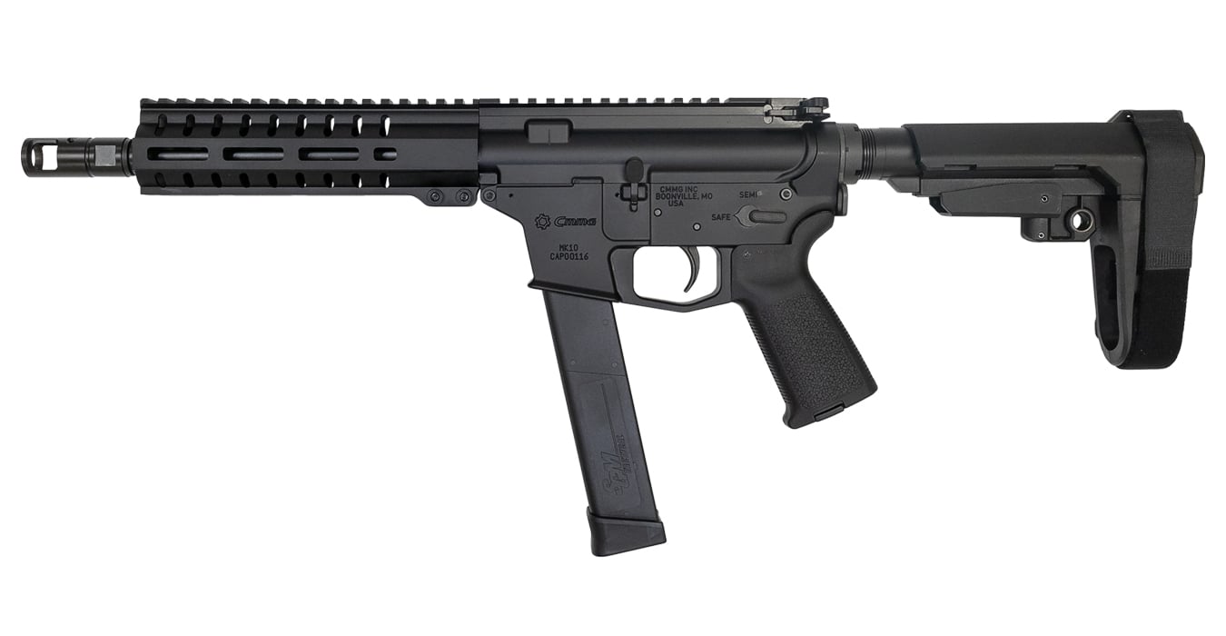Cmmg banshee 200 mk10 10mm ar 15 pistol with pistol brace sportsman s