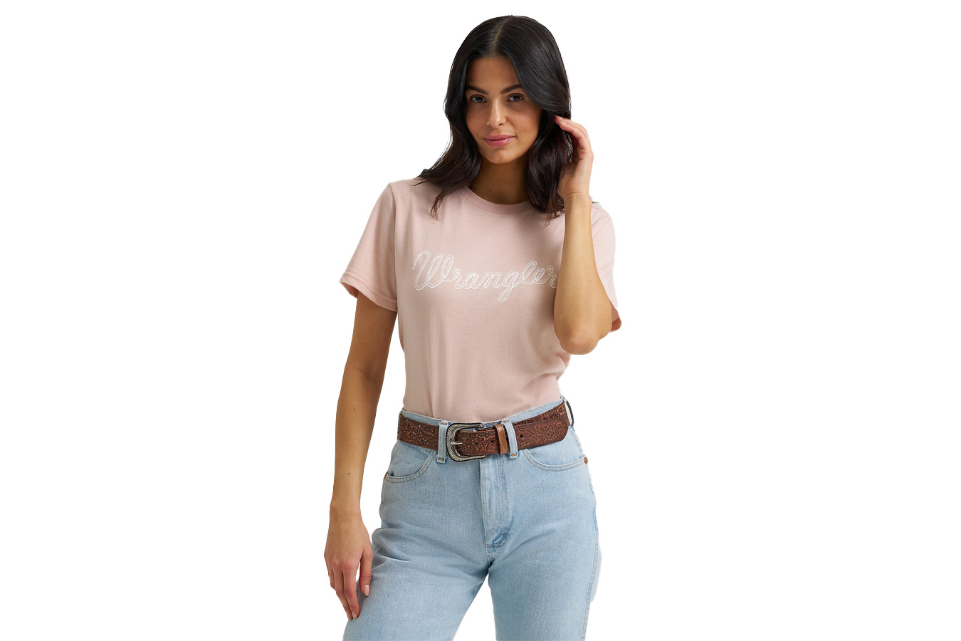 Wrangler Womens Wrangler Rope Logo Fit Tee