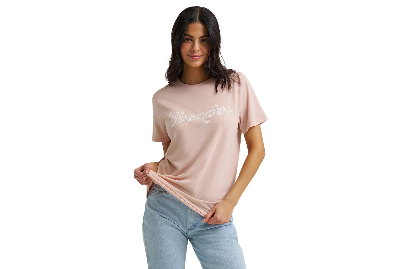 Wrangler Womens Wrangler Rope Logo Fit Tee