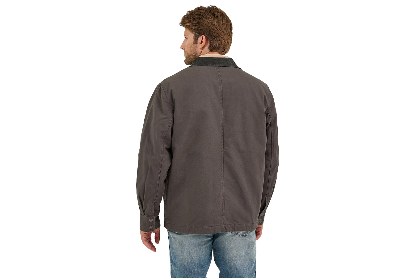 Wrangler Mens Western Lined Zip Front Barn Coat