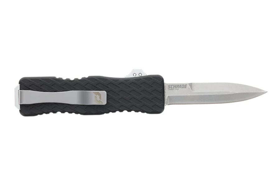 BTI LLC Schrade Uproar OTF Automatic Black Satin Bayonet