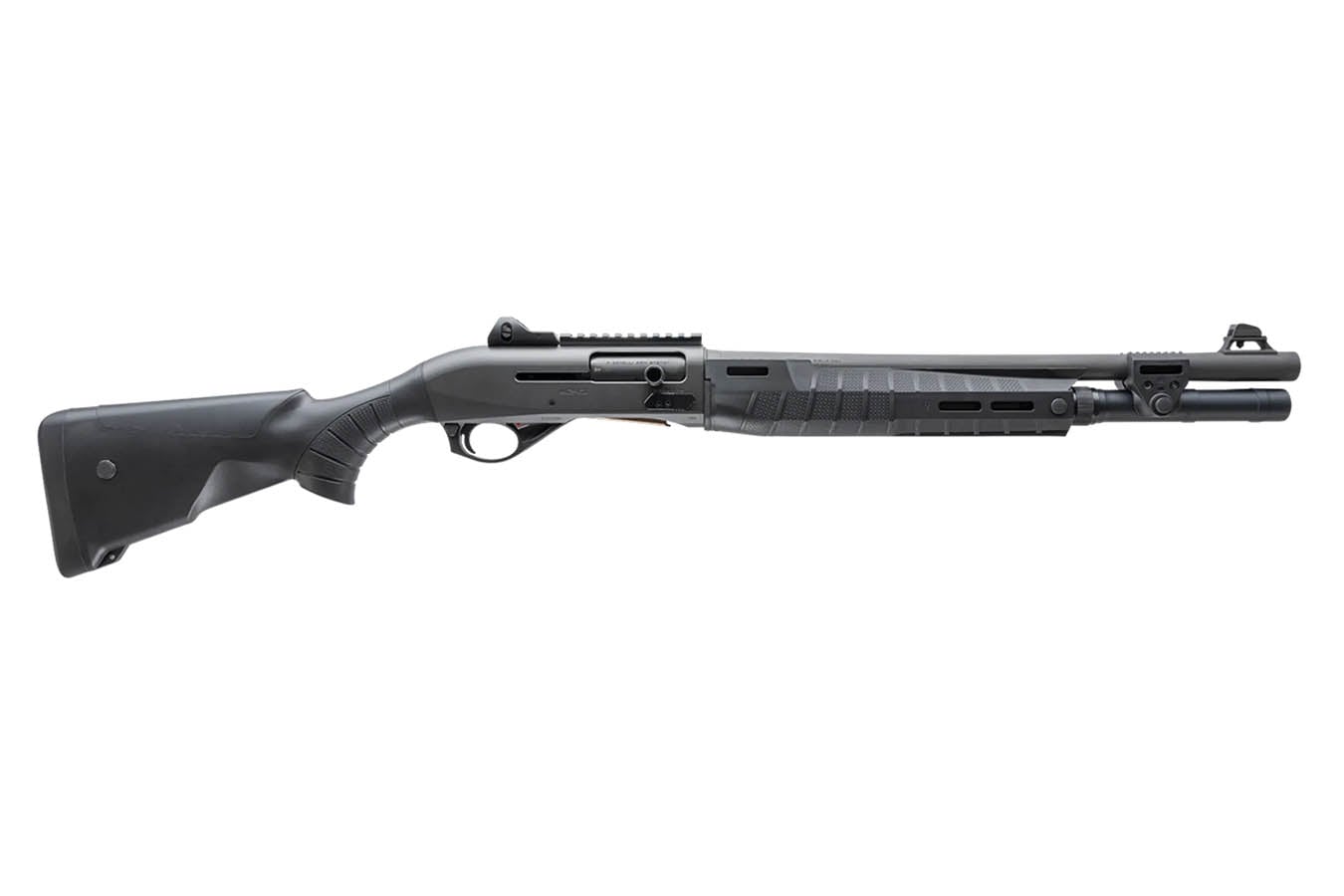 BENELLI M2-G1 Tactical 12-Gauge Semi-Auto Shotgun with Black Synthetic Stock and Anodized Gray Receiver 