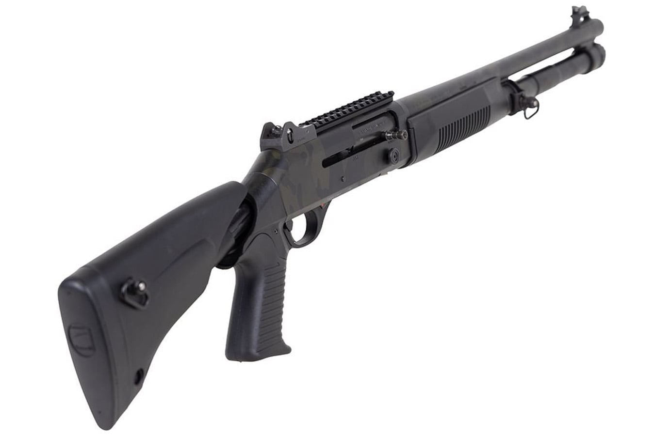 BENELLI M4 EXT Tactical 12 Gauge Semi-Auto Shotgun with Black Synthetic Stock and MultiCam Receiver