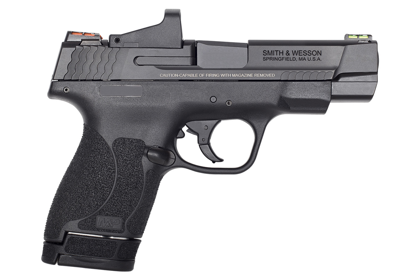 SMITH AND WESSON M&P40 Shield M2.0 Performance Center 40 S&W Optics Ready with 4-Inch Barrel and Red