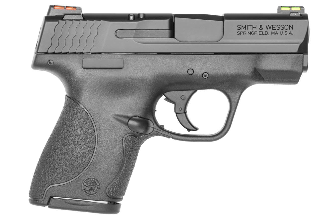 SMITH AND WESSON MP9 Shield 9mm Carry Conceal Pistol with Hi-Viz Sights (CA Compliant)