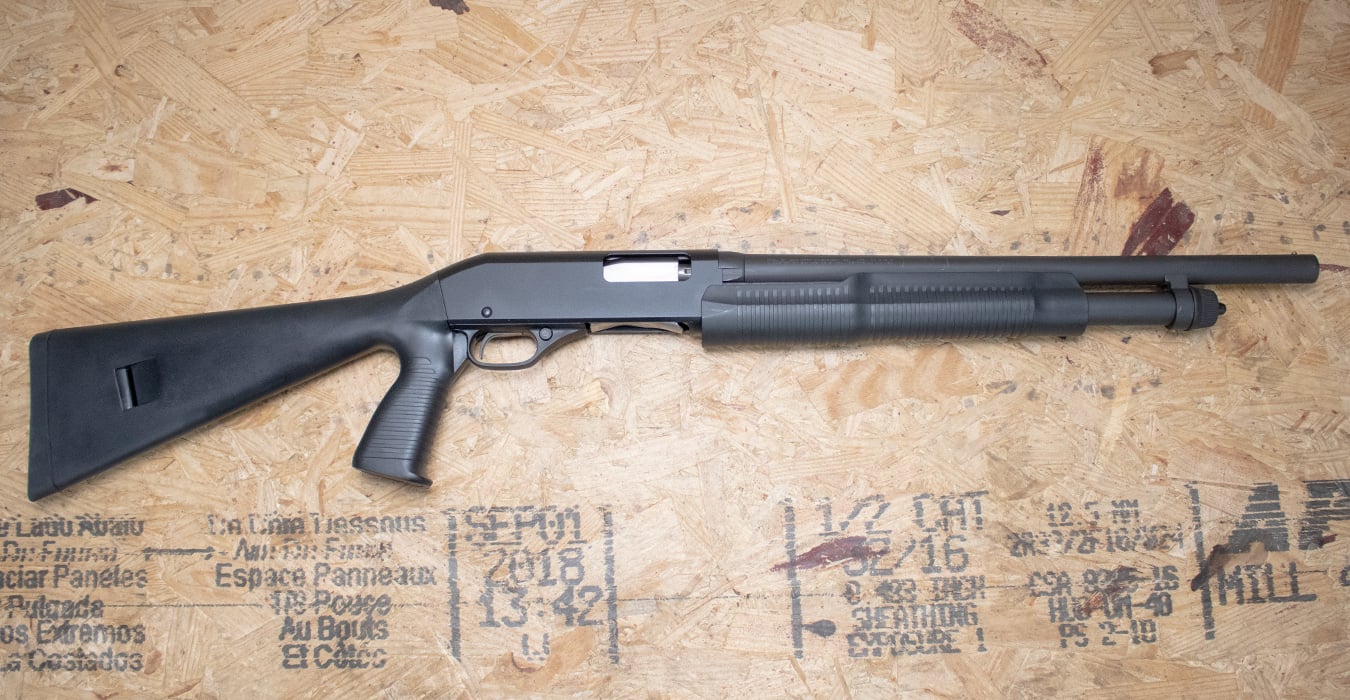 STEVENS Model 320 12 Gauge Police Trade-In Shotgun w/Synthetic Stock
