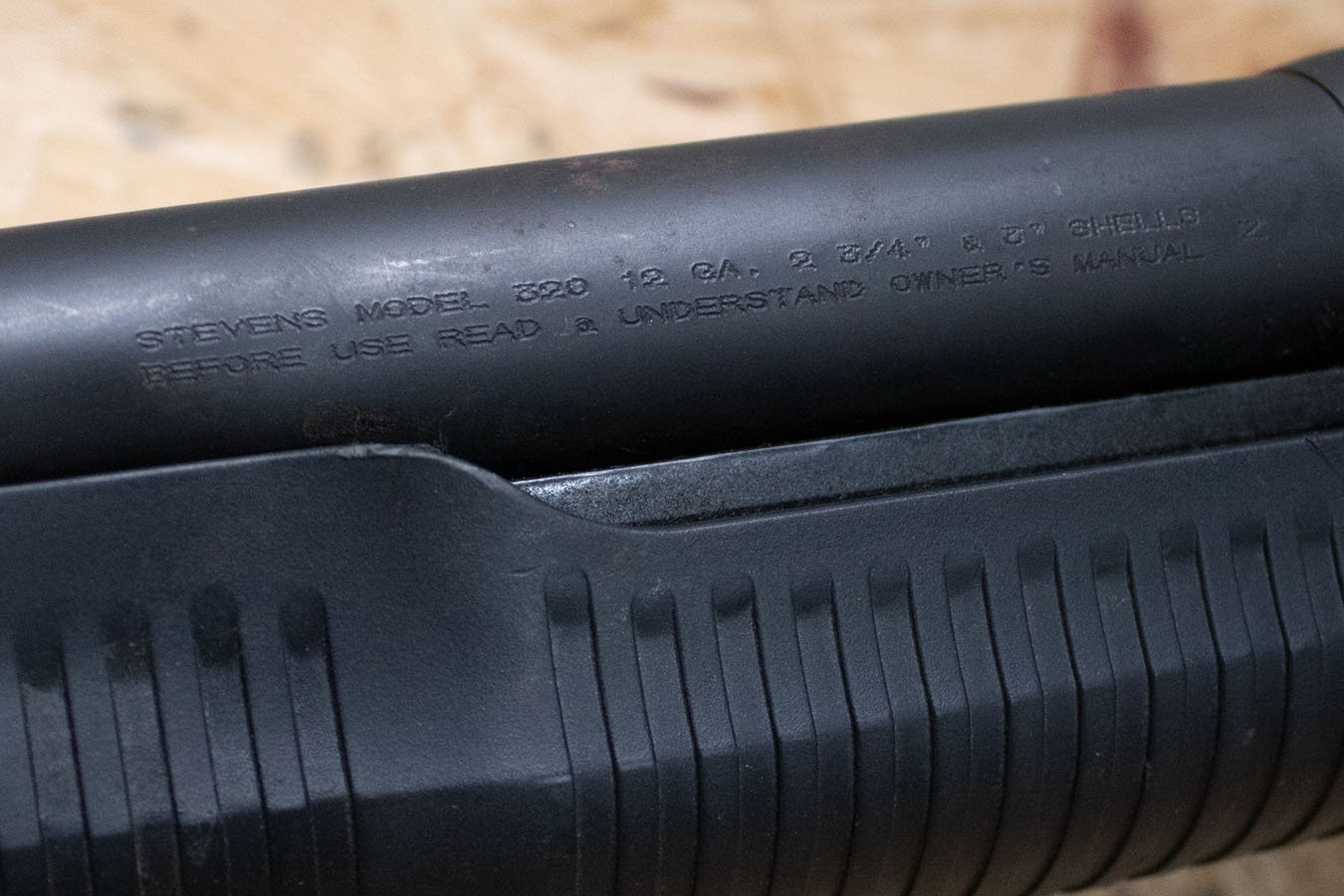 STEVENS 320 Police Trade-In Shotgun with Pistol Grip and Rifle Sights