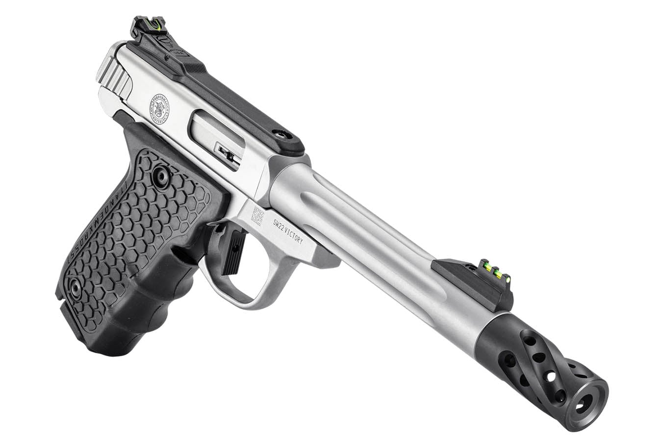 SMITH AND WESSON SW22 Victory 22LR Performance Center Target Model with Fiber Optic Sights