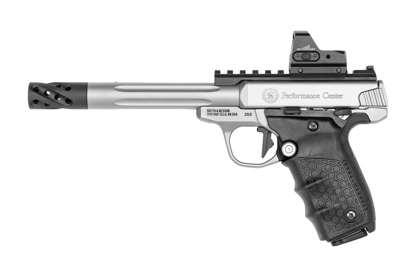 SMITH AND WESSON SW22 Victory 22LR Performance Center Target Model with Crimson Trace Red Dot