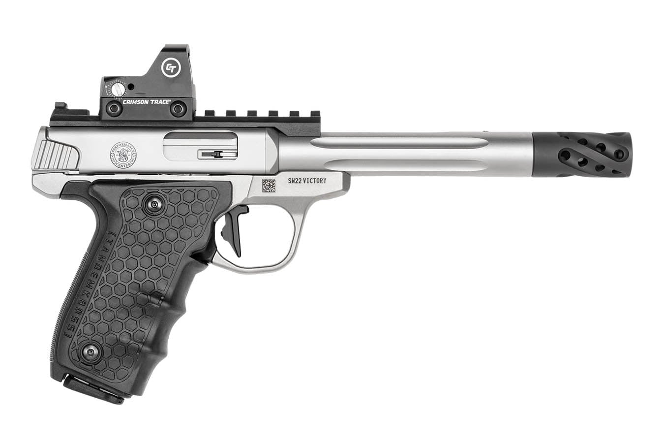 SMITH AND WESSON SW22 Victory 22LR Performance Center Target Model with Crimson Trace Red Dot