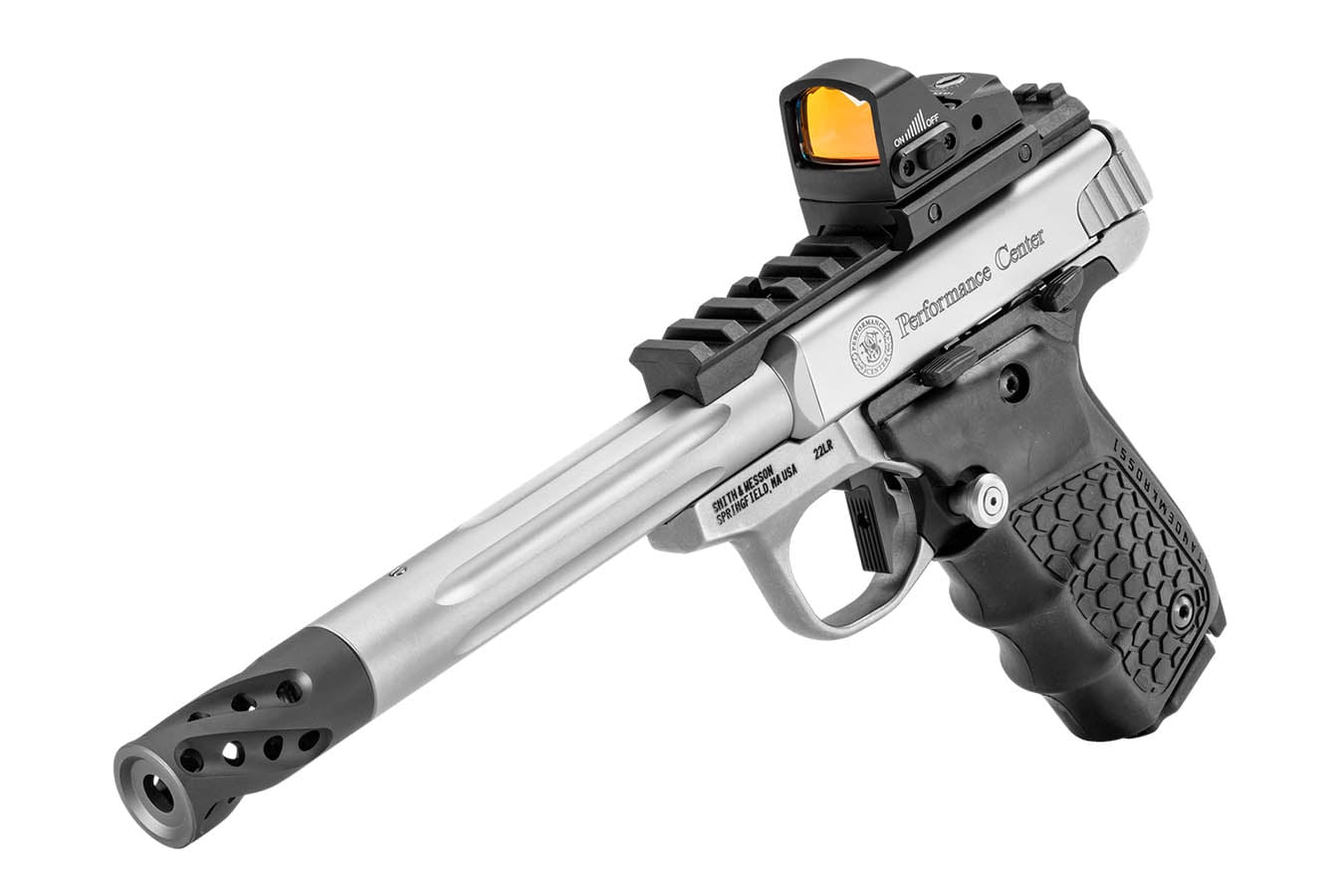 SMITH AND WESSON SW22 Victory 22LR Performance Center Target Model with Crimson Trace Red Dot