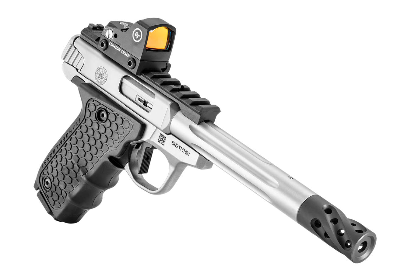 SMITH AND WESSON SW22 Victory 22LR Performance Center Target Model with Crimson Trace Red Dot