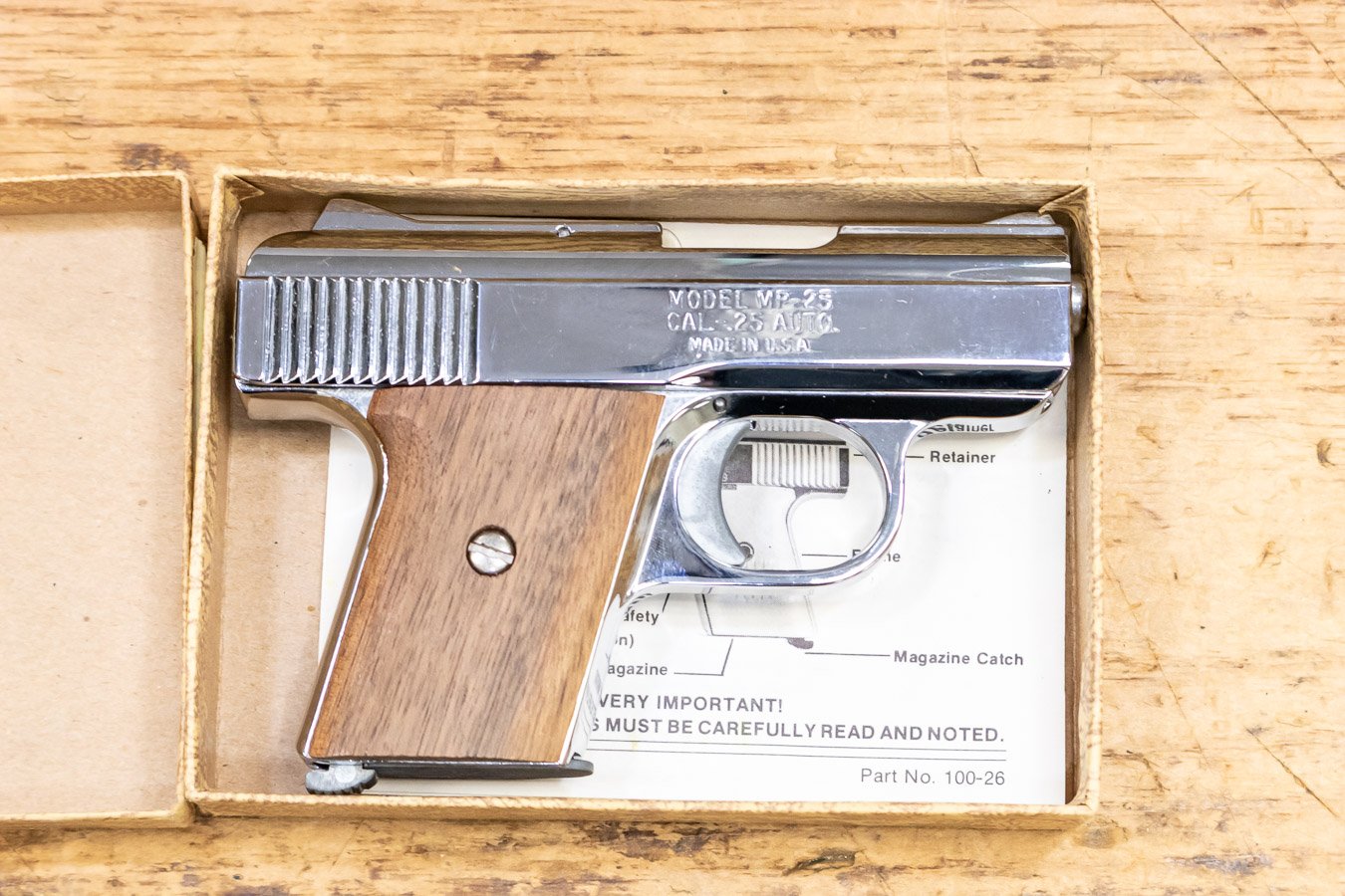 Raven Arms MP-25 25 ACP Police Trade-in Pistol with Original Box and Manual  | Sportsman's Outdoor Superstore