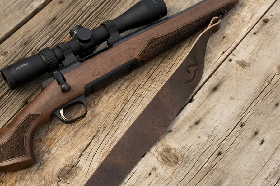 Browning Accessories Big Buckmark Leather Sling - Adjustable