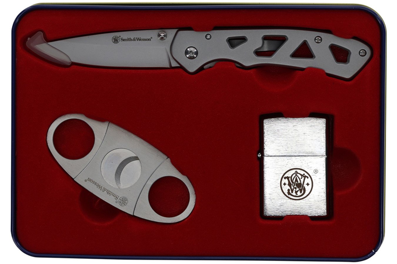 Battenfeld Cigar Cutter, Lighter and Knife Combo