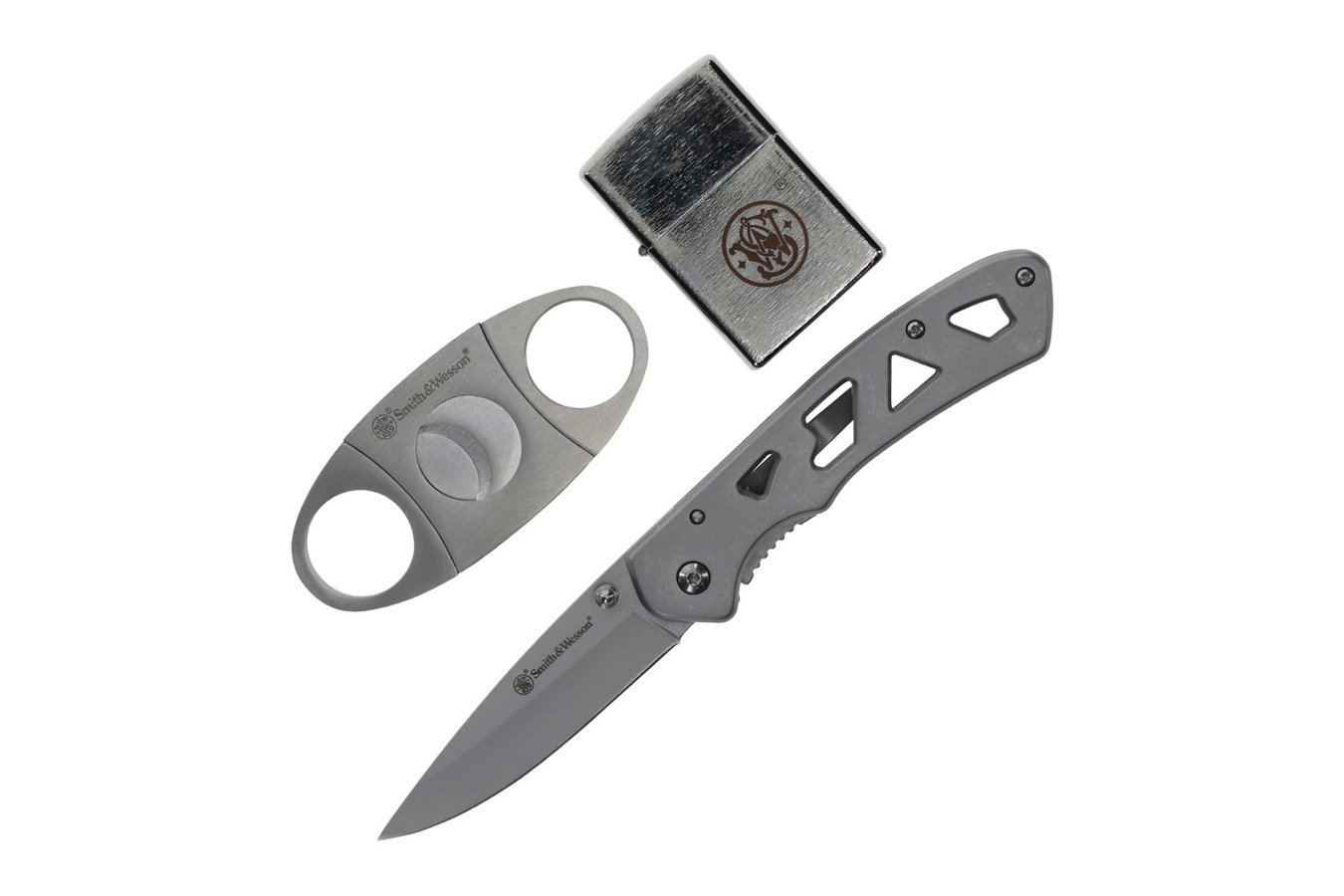 Battenfeld Cigar Cutter, Lighter and Knife Combo