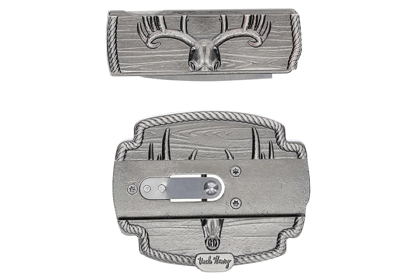 BTI LLC Belt Buckle Lockback Folding Knife