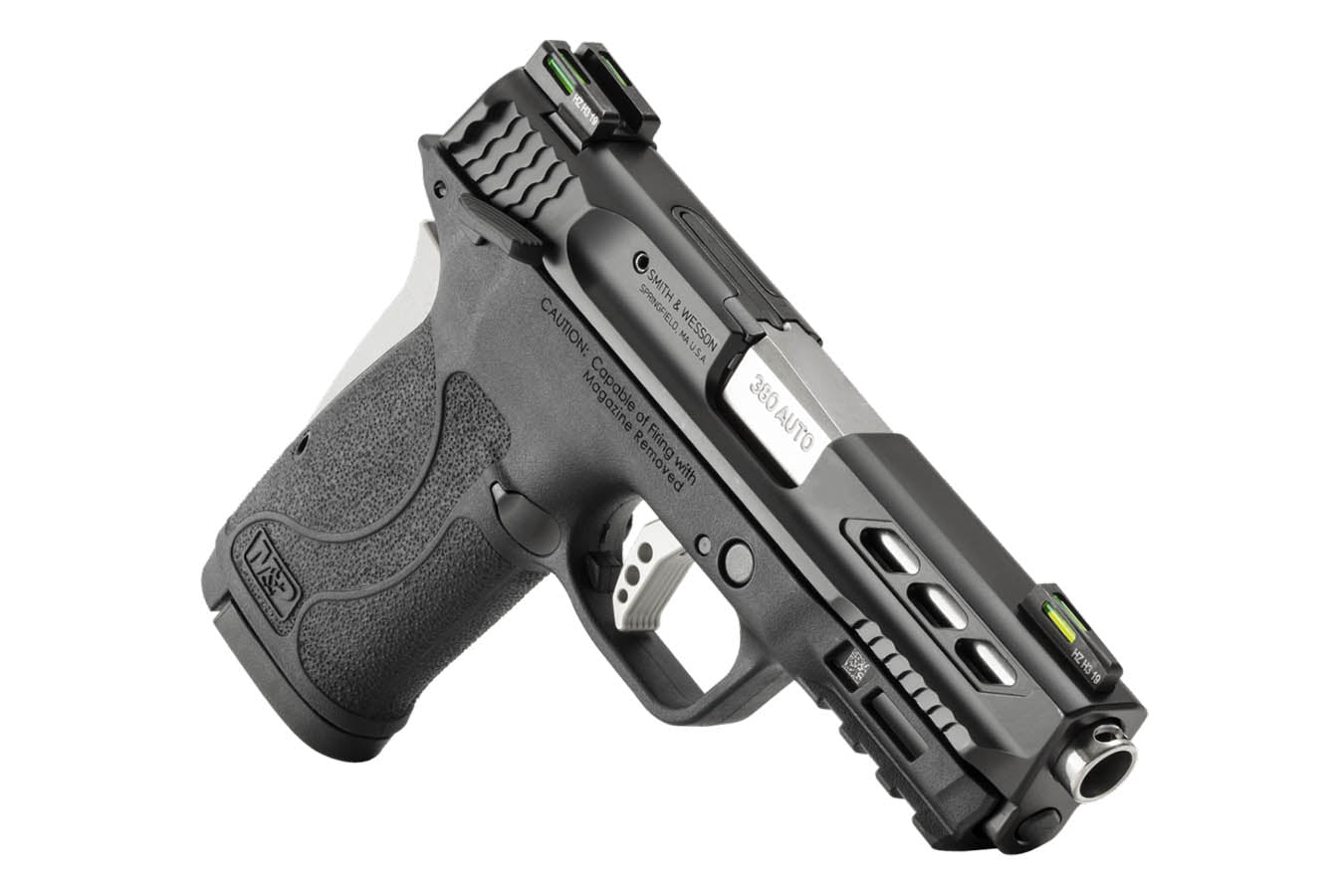 SMITH AND WESSON M&P380 Shield EZ Performance Center 380 ACP Pistol with Silver Ported Barrel