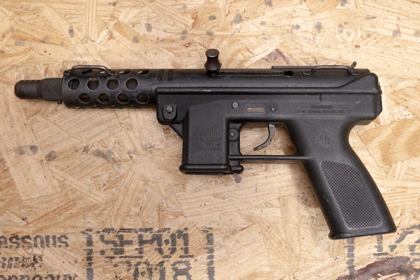 INTRATEC TEC-9 9mm Police Trade-In Pistol (Magazine Not Included)