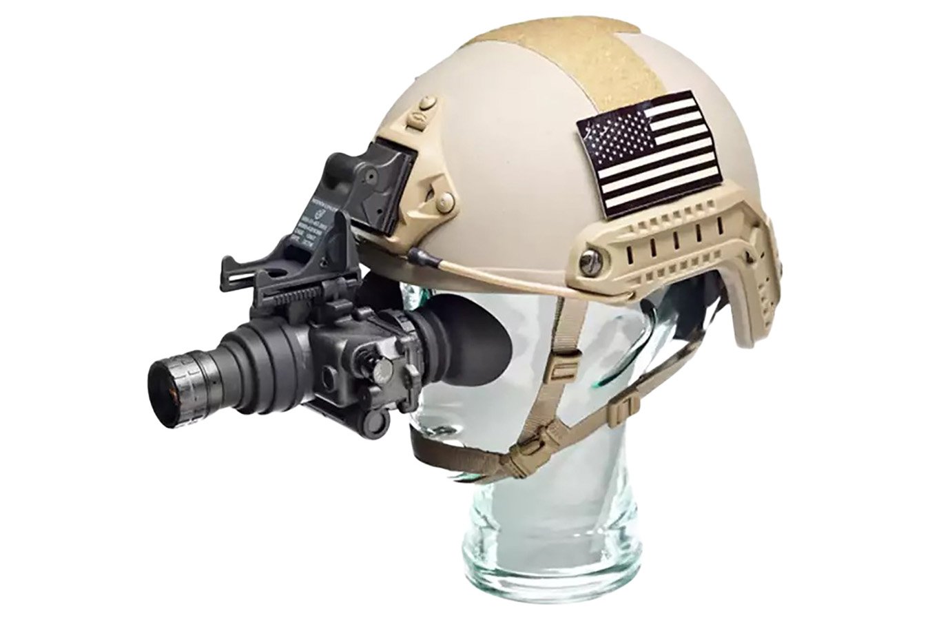 AGM GLOBAL VISION PVS-7 NL1 Night Vision Goggles Black 1x27mm Gen 2+ Level 1, 51-65 lp/mm Resolution Green Filter