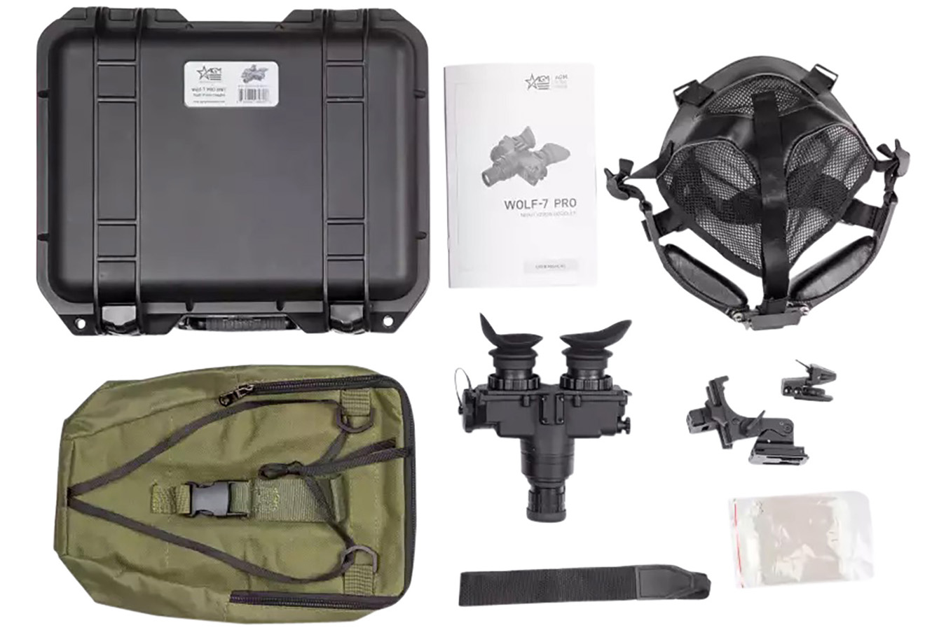 AGM GLOBAL VISION Wolf-7 PRO NL1 Night Vision Goggles 1x 27mm