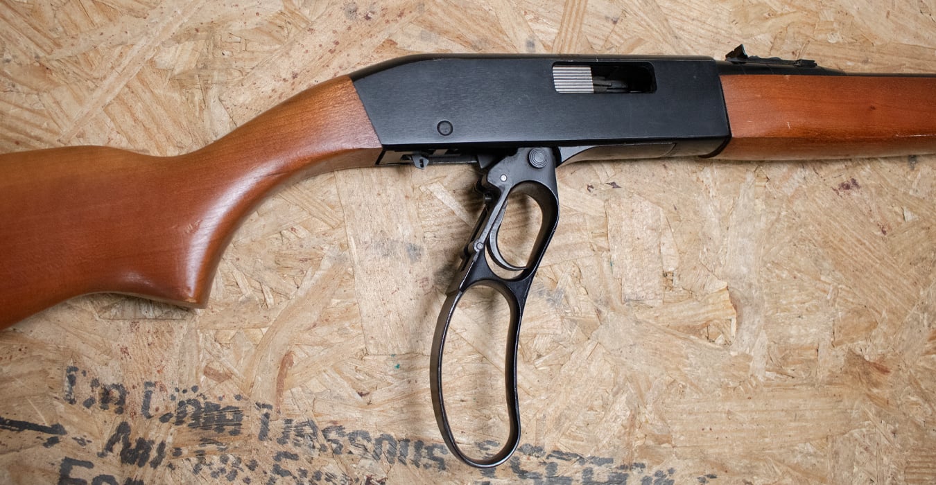 SEARS Model 5 22S/L/LR Police Trade-In Lever-Action Rifle with Smooth Wood Stock
