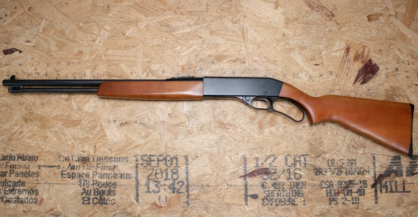 SEARS Model 5 22S/L/LR Police Trade-In Lever-Action Rifle with Smooth Wood Stock