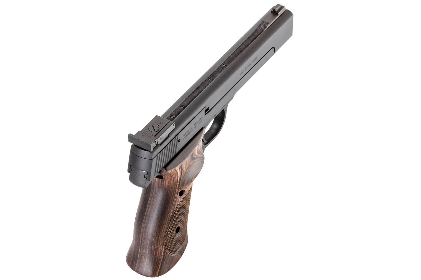 SMITH AND WESSON Model 41 22 LR Rimfire Pistol 5.5-inch with Wood Target Grips