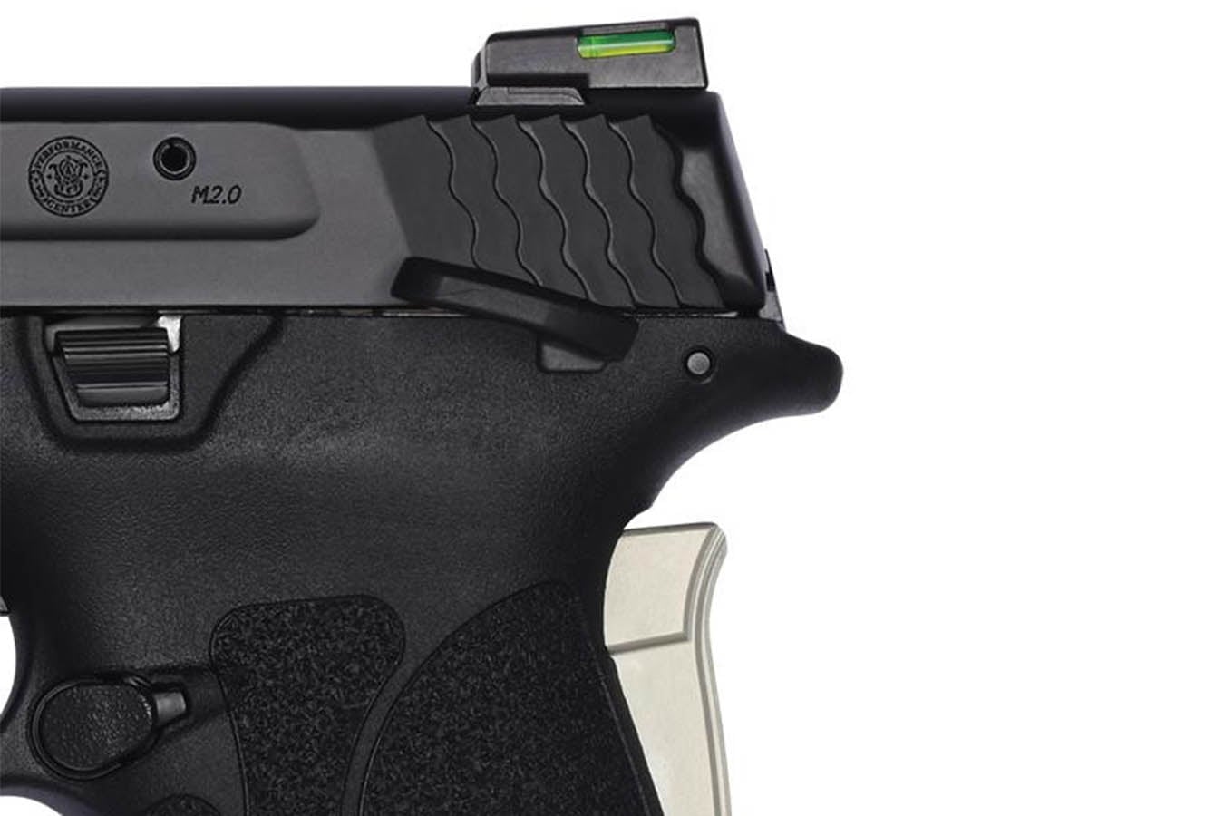 Smith & Wesson MP9 Shield EZ 9mm Performance Center Pistol with Silver Ported Barrel and Thumb