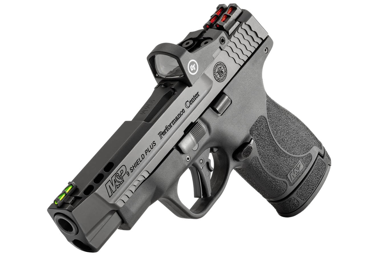 SMITH AND WESSON M&PP Performance Center Shield Plus 9mm Pistol with Cromson Trace Red Dot
