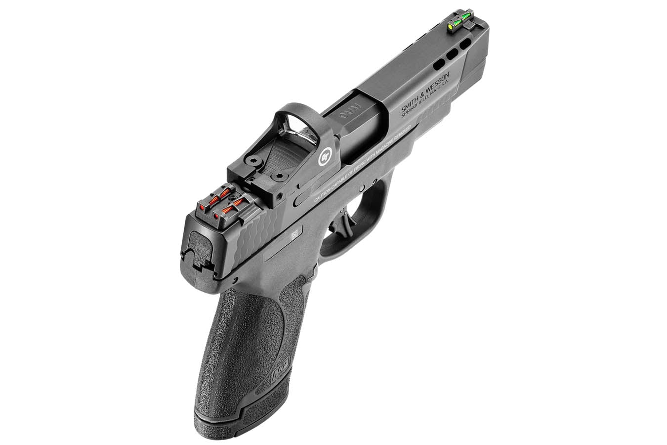 SMITH AND WESSON M&PP Performance Center Shield Plus 9mm Pistol with Cromson Trace Red Dot