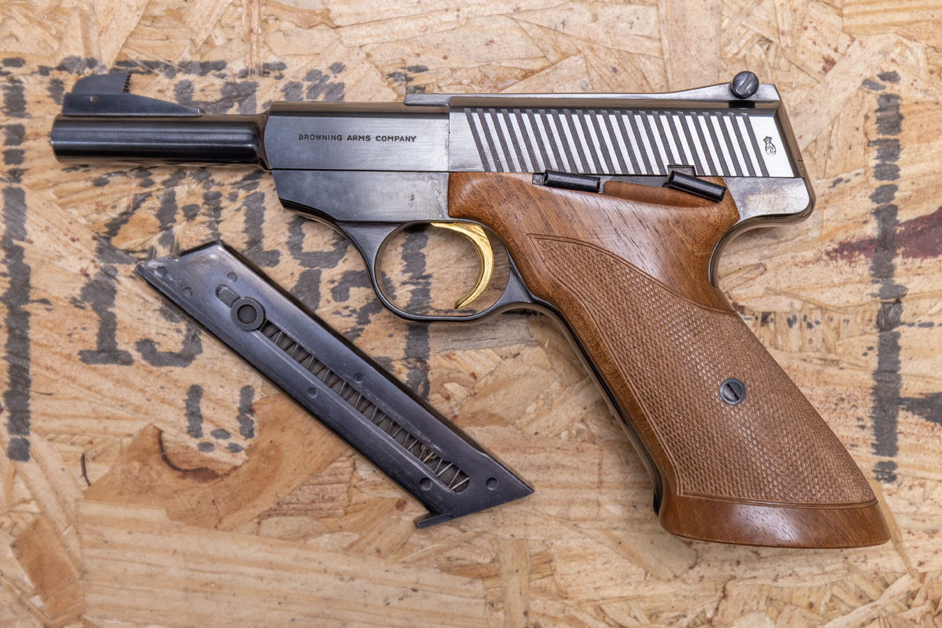 BROWNING FIREARMS Challenger 22 LR Police Trade-In Pistol Belgium Production