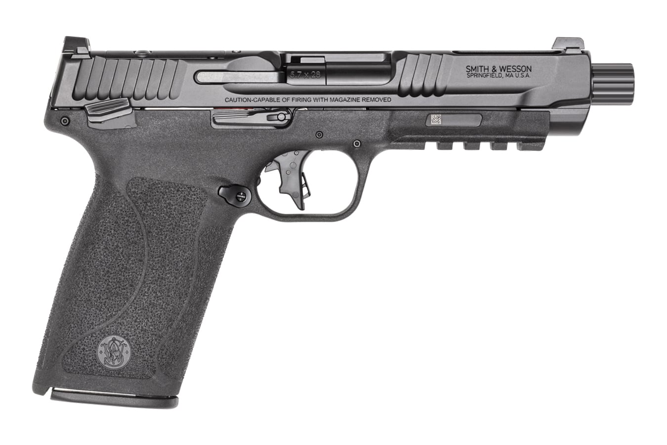 Smith & Wesson MP5.7 5.7x28mm Optic Ready Pistol with Threaded Barrel and Manual Thumb Safety