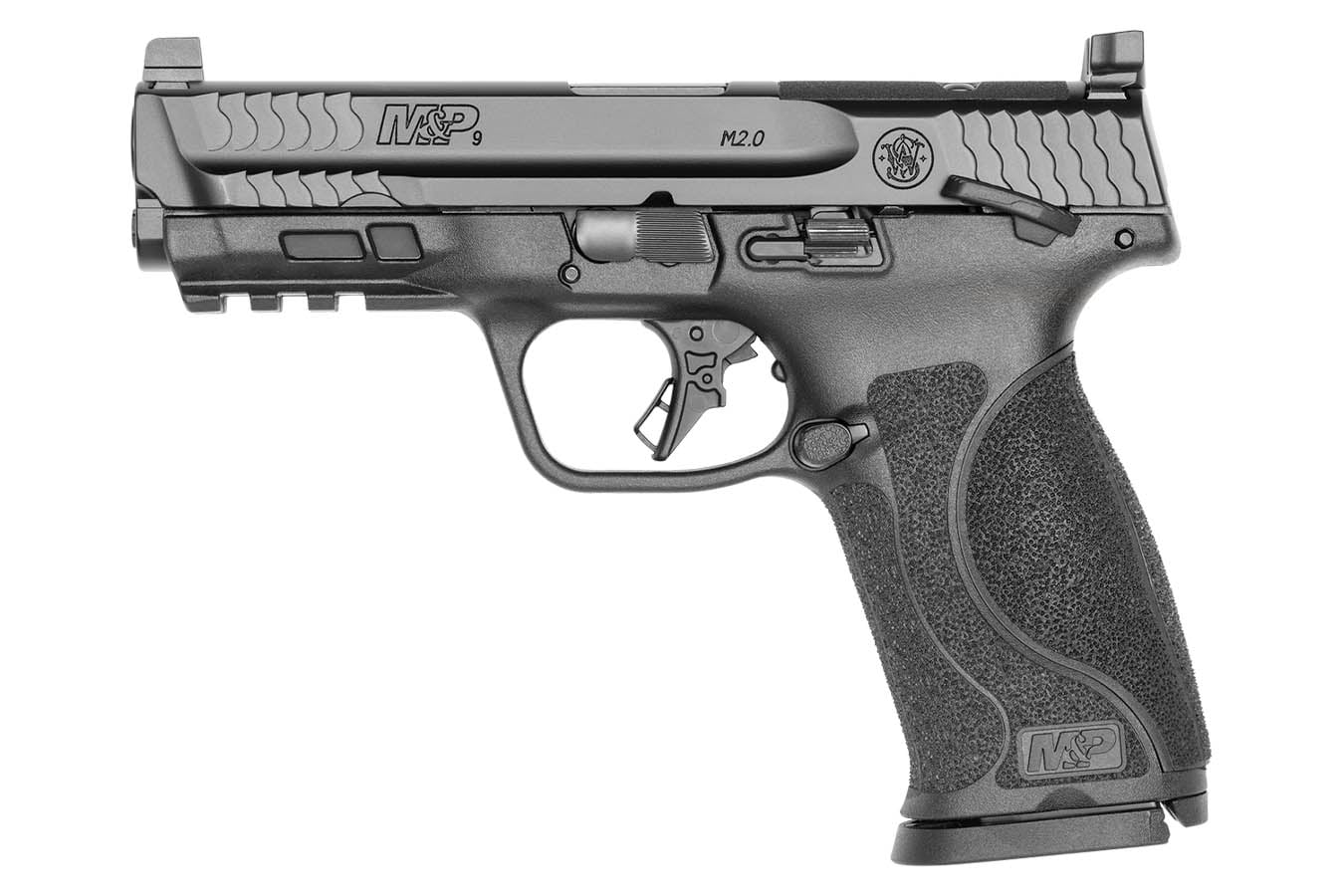 SMITH AND WESSON M&P9 M2.0 9mm Optic Ready Pistol with 4.25 Inch Barrel and Manual Thumb Safety