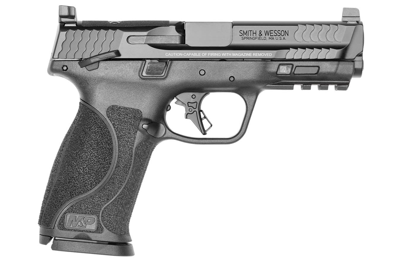 SMITH AND WESSON M&P9 M2.0 9mm Optic Ready Pistol with 4.25 Inch Barrel and Manual Thumb Safety