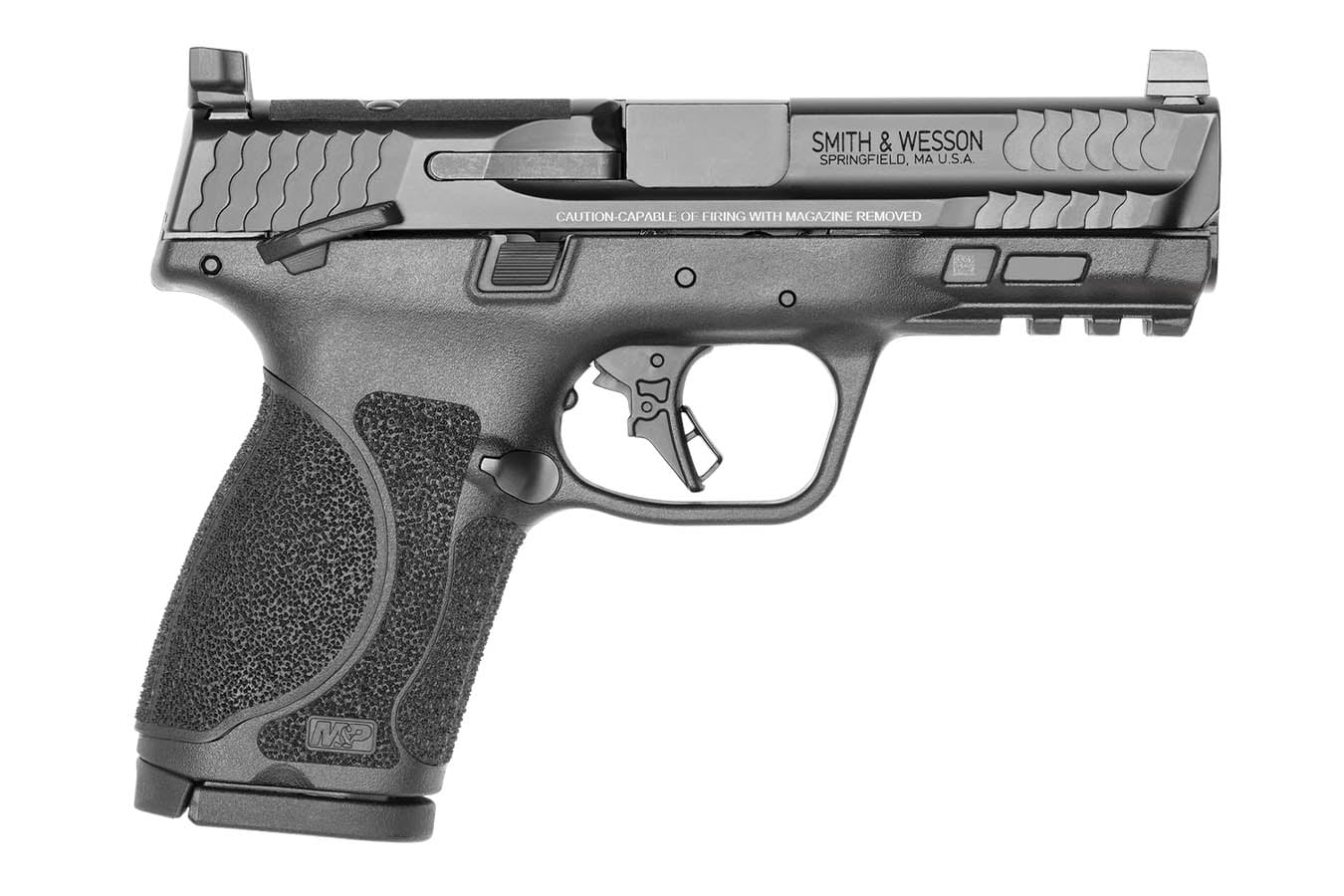 SMITH AND WESSON M&P9 M2.0 9mm Optic Ready Compact Pistol with 4 Inch Barrel and Manual Thumb Safety