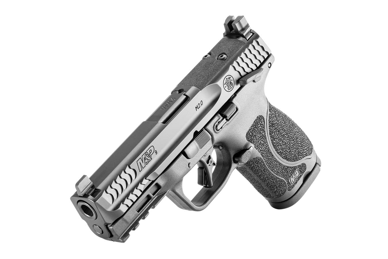 SMITH AND WESSON M&P9 M2.0 9mm Optic Ready Compact Pistol with 4 Inch Barrel and Manual Thumb Safety