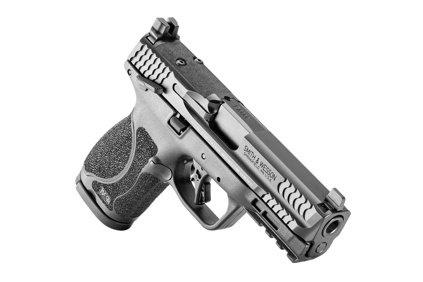 SMITH AND WESSON M&P9 M2.0 9mm Optic Ready Compact Pistol with 4 Inch Barrel and Manual Thumb Safety