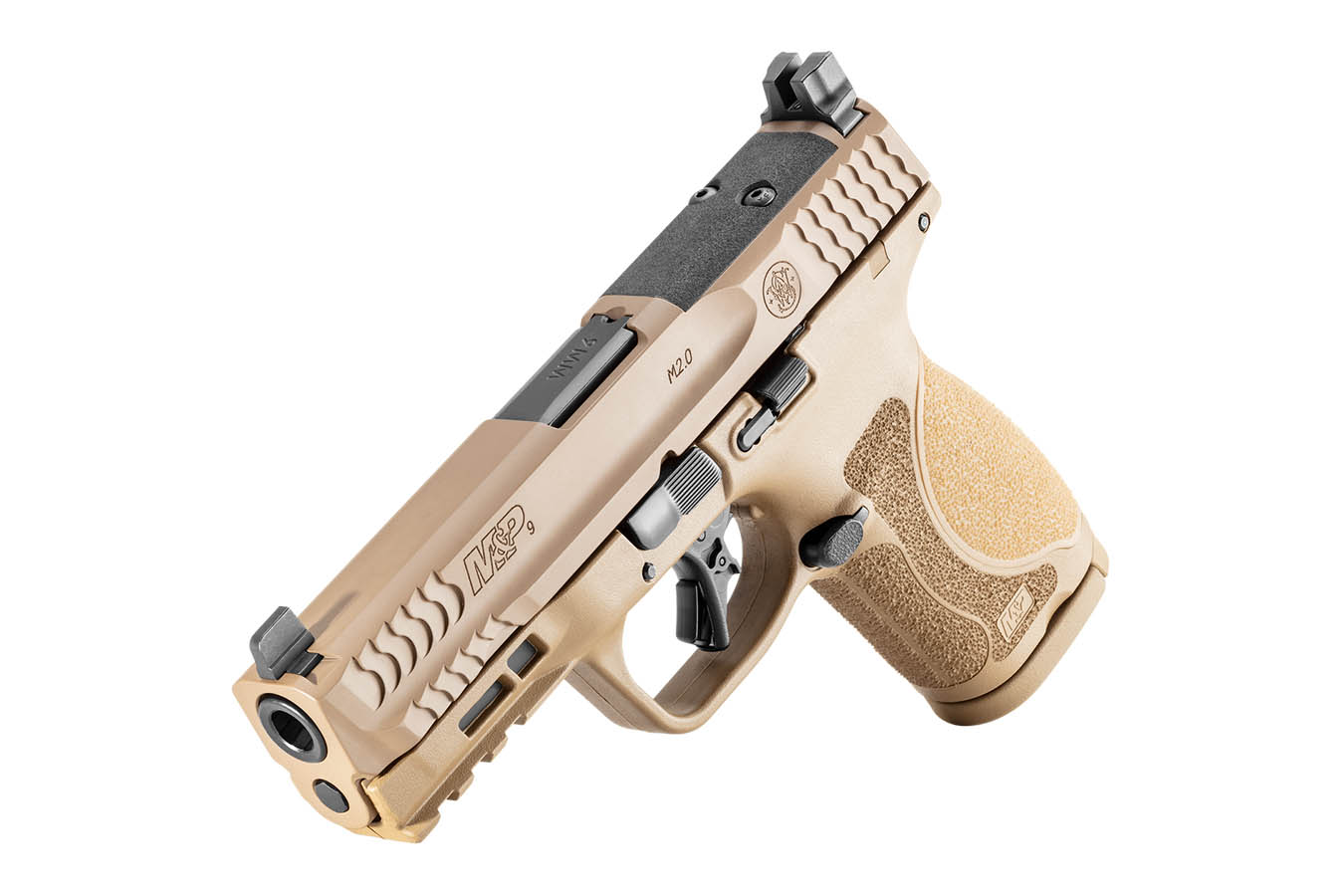 SMITH AND WESSON M&PAnd P 9mm Compact Pistol In FDE