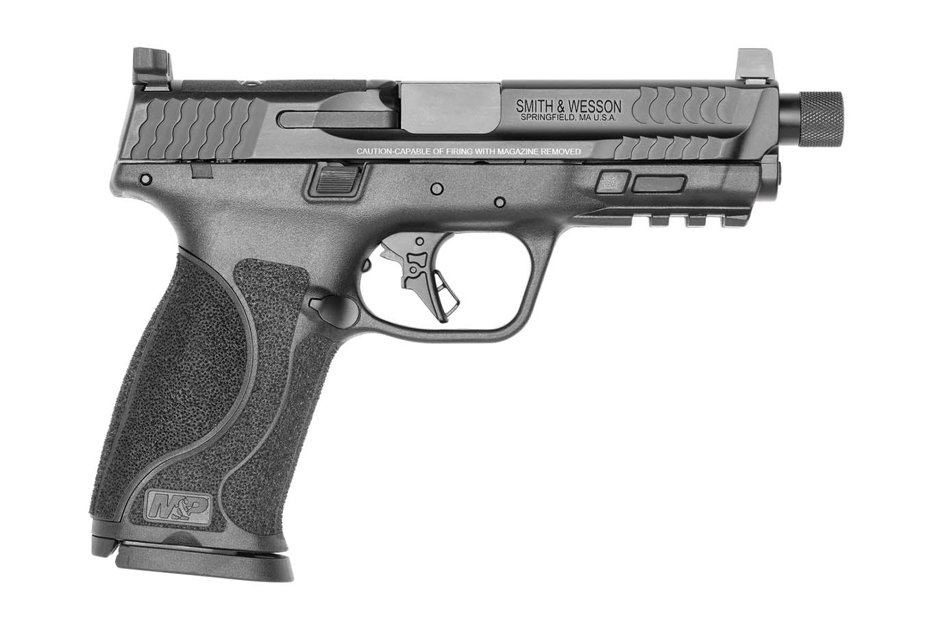 Smith & Wesson MP9 M2.0 9mm Pistol with Threaded Barrel and No Thumb Safety