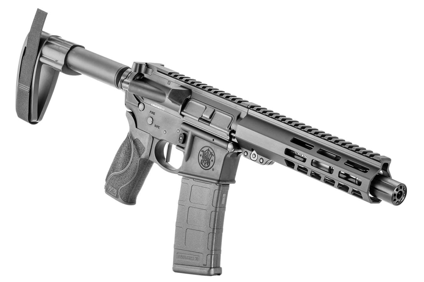 SMITH AND WESSON M&P15 5.56mm AR Pistol with Flat Trigger