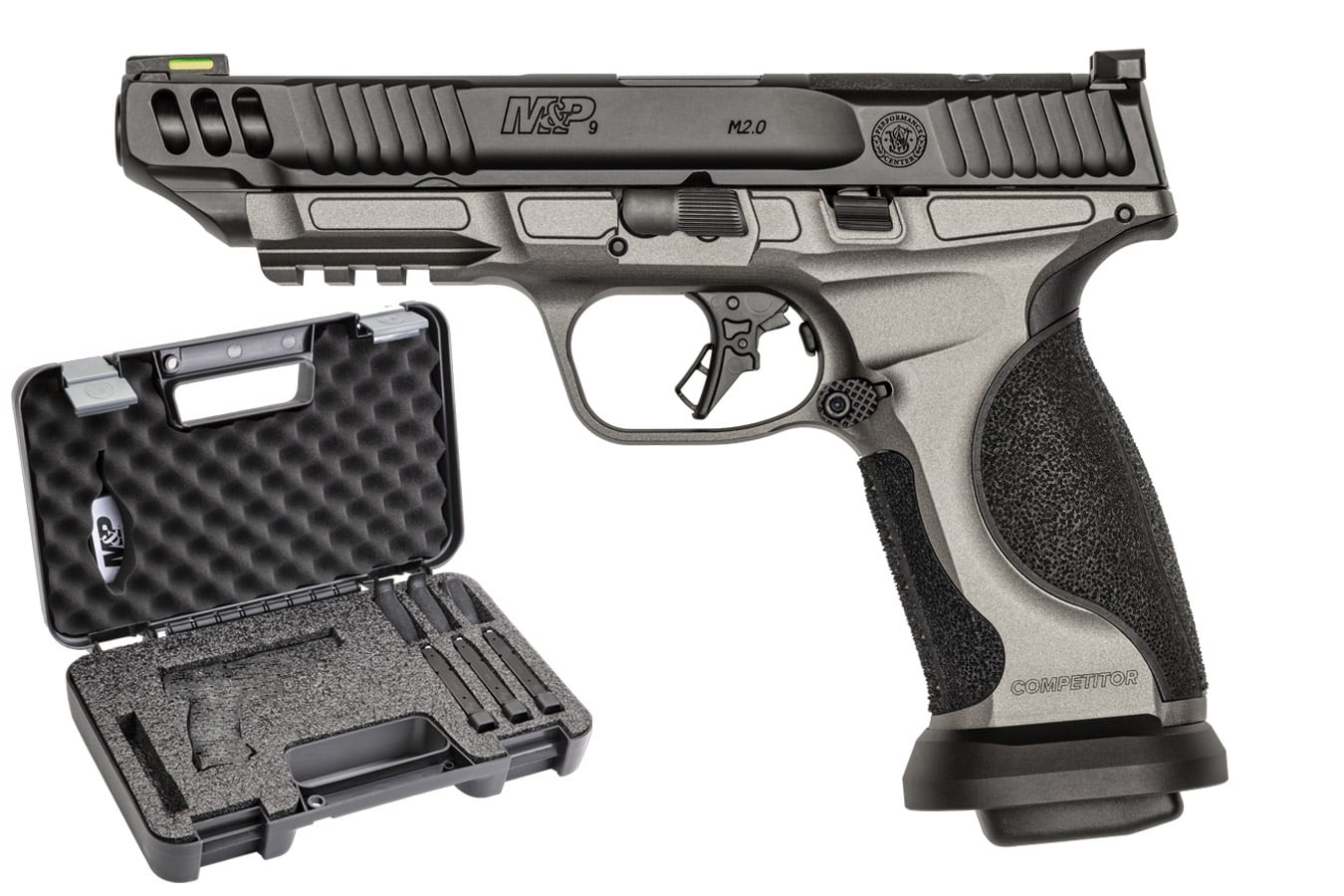 SMITH AND WESSON M&P9 M2.0 Metal Performance Center Competitor 9mm Optic Ready Striker-Fired Pistol