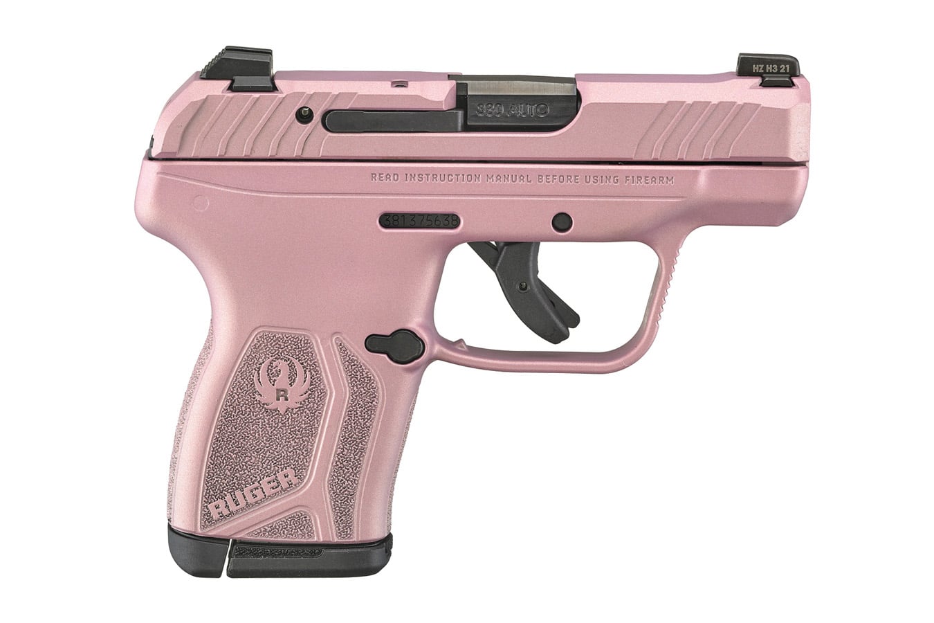 Ruger LCP Max 380 ACP Micro-Compact Pistol with Cerakote Rose Gold Finish